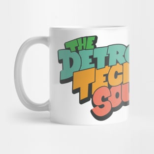 The Detroit Techno Sound  - Awesome Detroit Techno Typography Mug